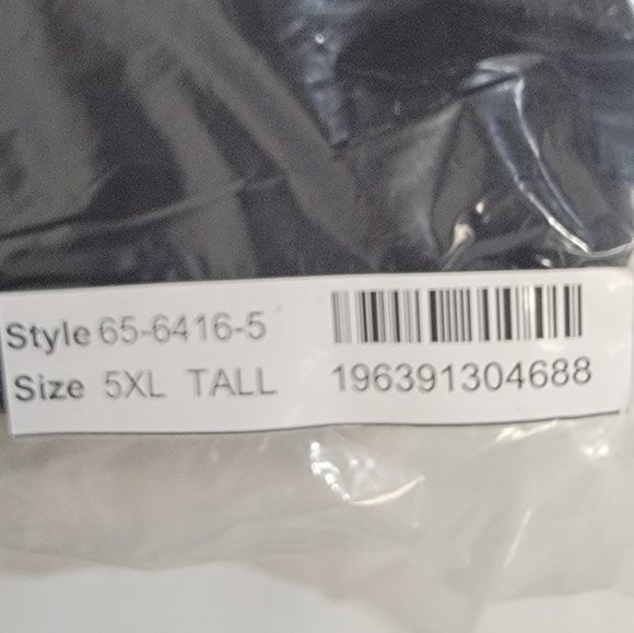 King Size Men's Knit Black Cargo Shorts Size 5XLT - Picture 5 of 12